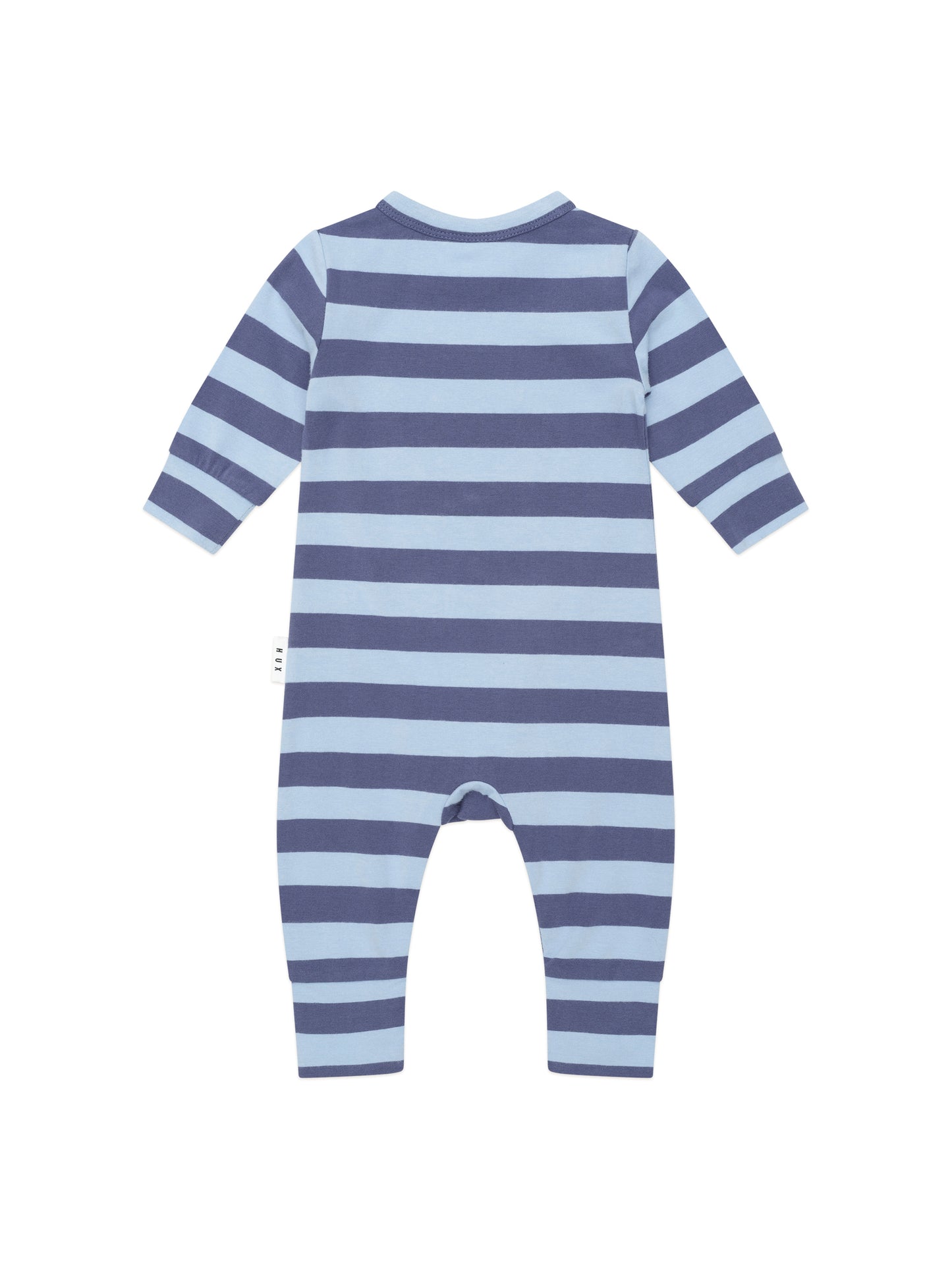 Huxbaby College Hux Blue Stripe Romper