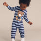 Huxbaby College Hux Blue Stripe Romper