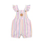 Huxbaby Rainbow Stripe Bubble Onesie