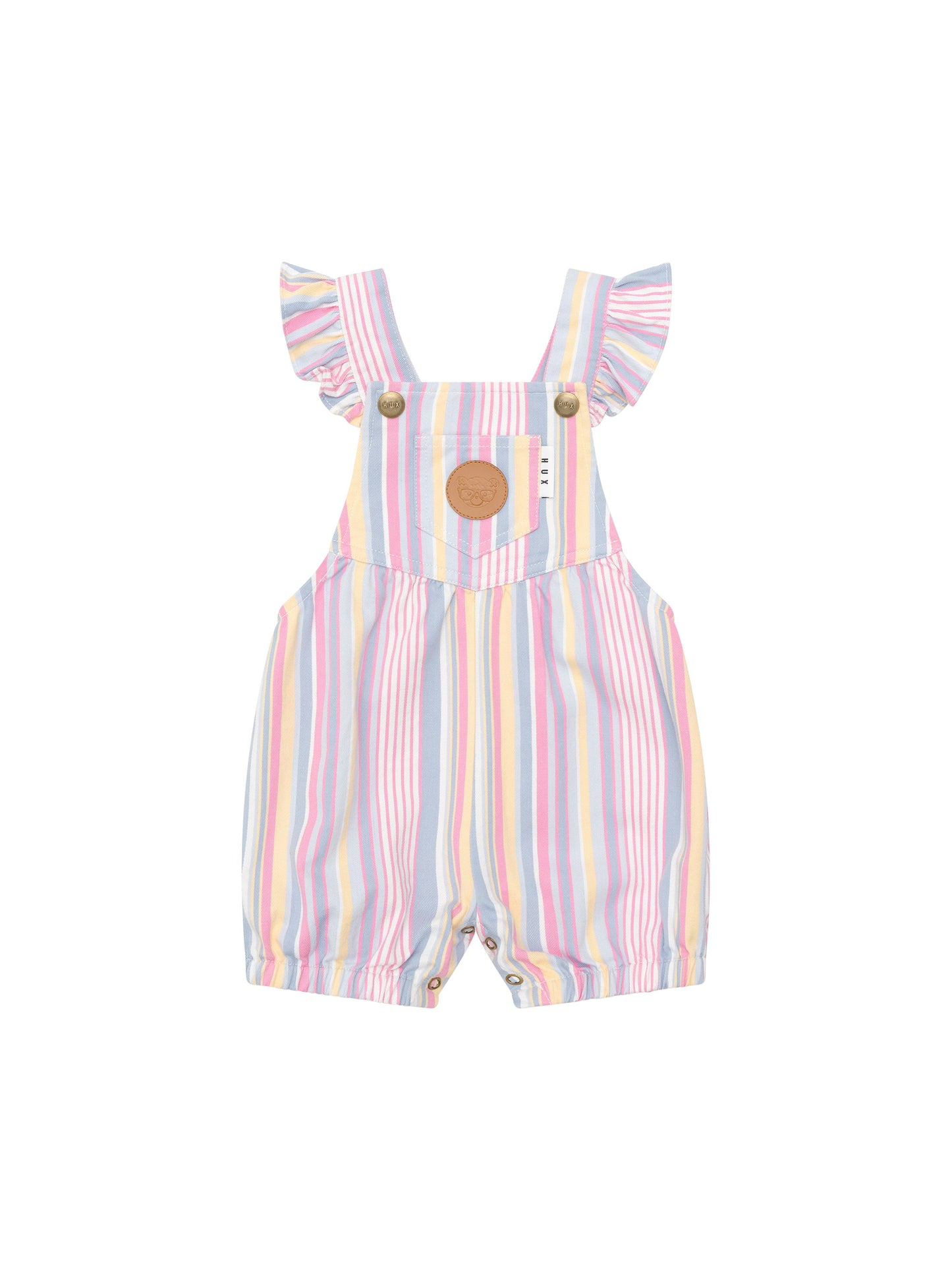 Huxbaby Rainbow Stripe Bubble Onesie