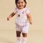 Huxbaby Rainbow Stripe Bubble Onesie