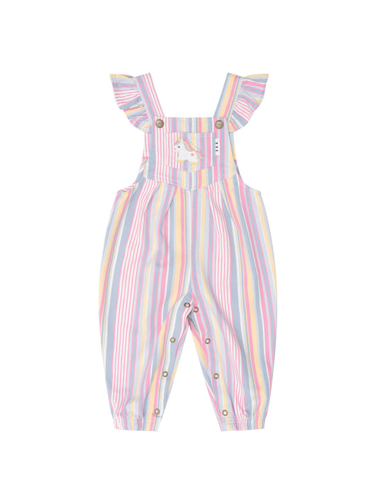 Huxbaby Rainbow Stripe Overall