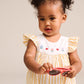 Huxbaby Flower Field Stripe Playsuit