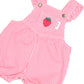 Huxbaby Strawberry Embroidery Stripe Playsuit/Overall