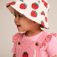 Huxbaby Strawberry Embroidery Stripe Playsuit/Overall