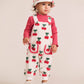 Huxbaby Very Cherry Sherpa Overalls