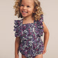 Huxbaby Midnight Flower Garden Frill Playsuit