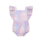 Huxbaby Rainbow Check Frill Playsuit