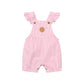 Huxbaby Candy Stripe Bubble Onesie Bubblegum Stripe