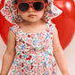 Huxbaby Tropical Floral Tie Romper