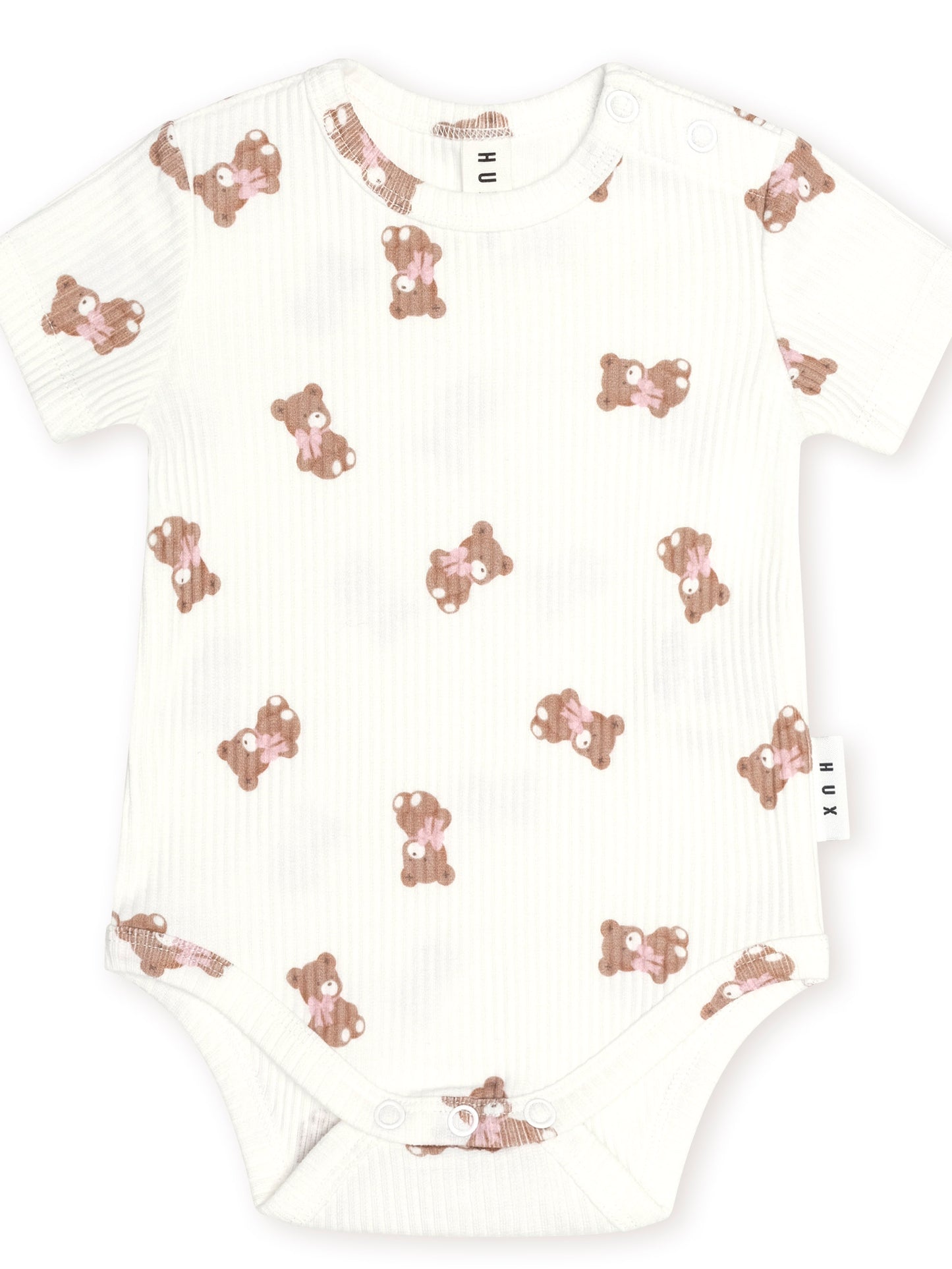 Huxbaby Tumbling Bow Huxette Short Sleeve Bodysuit