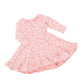 Huxbaby Peek a Boo Bunny Long Sleeve Swing Dress