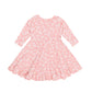 Huxbaby Peek a Boo Bunny Long Sleeve Swing Dress