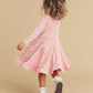 Huxbaby Peek a Boo Bunny Long Sleeve Swing Dress