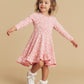 Huxbaby Peek a Boo Bunny Long Sleeve Swing Dress