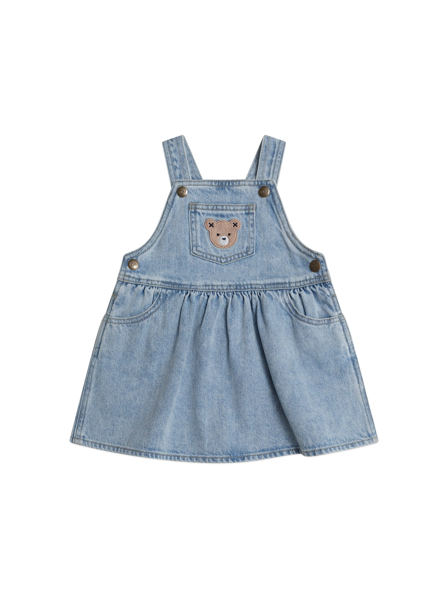 Huxbaby Dreamy Denim Pinafore Dress