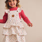 Huxbaby I Heart Cake Pinafore Dress
