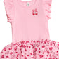 Huxbaby Cherry Pie Rib Tulle Dress