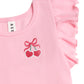 Huxbaby Cherry Pie Rib Tulle Dress