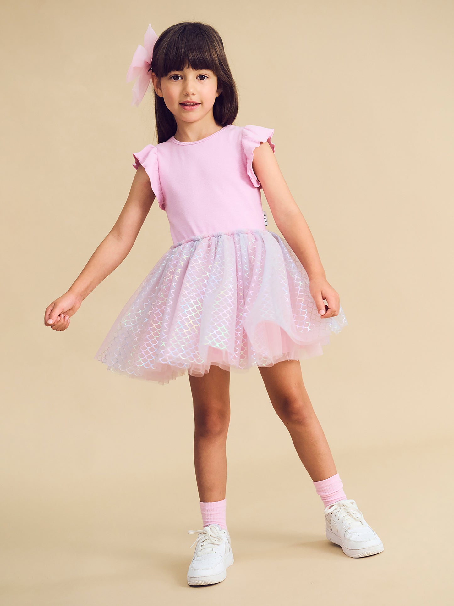 Huxbaby Mermaid Frill Ballet Dress Lilac Mist