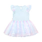 Huxbaby Daisy Seashell Ballet Dress Soft Aqua