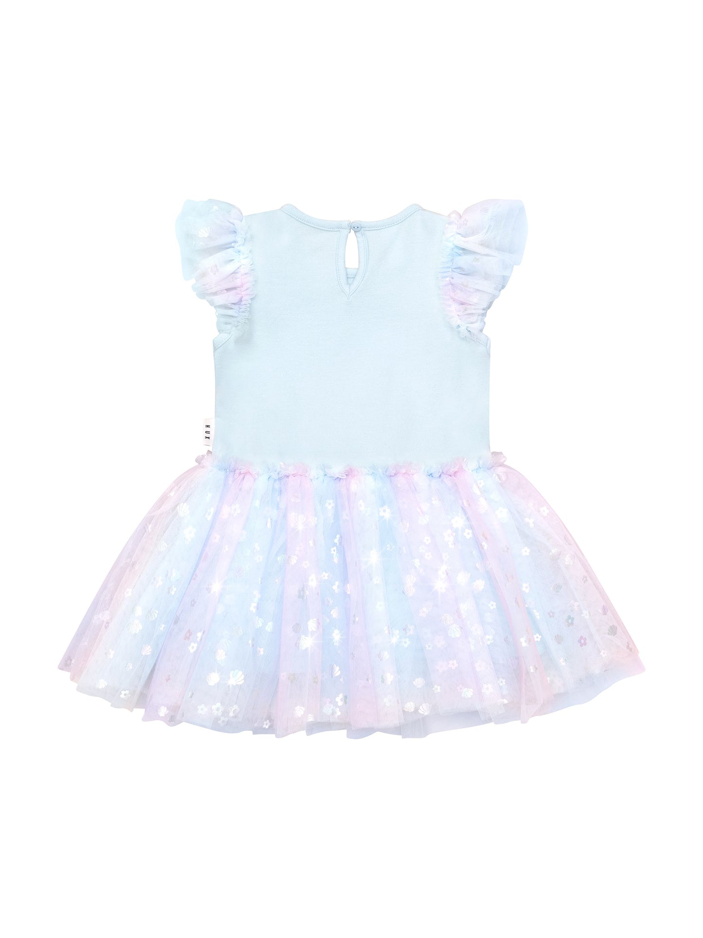 Huxbaby Daisy Seashell Ballet Dress Soft Aqua