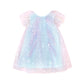 Huxbaby Daisy Seashell Tulle Flutter Dress Sea Rainbow