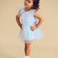 Huxbaby Daisy Seashell Tulle Flutter Dress Sea Rainbow