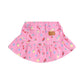 Huxbaby Pink Fruit Emoji Frilly Skirt