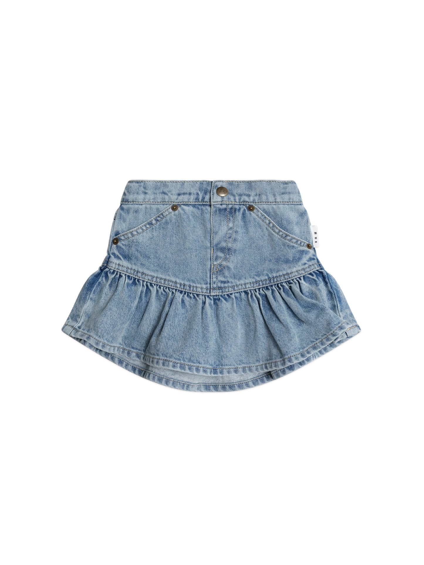 Huxbaby Dreamy Denim Frilly Skirt