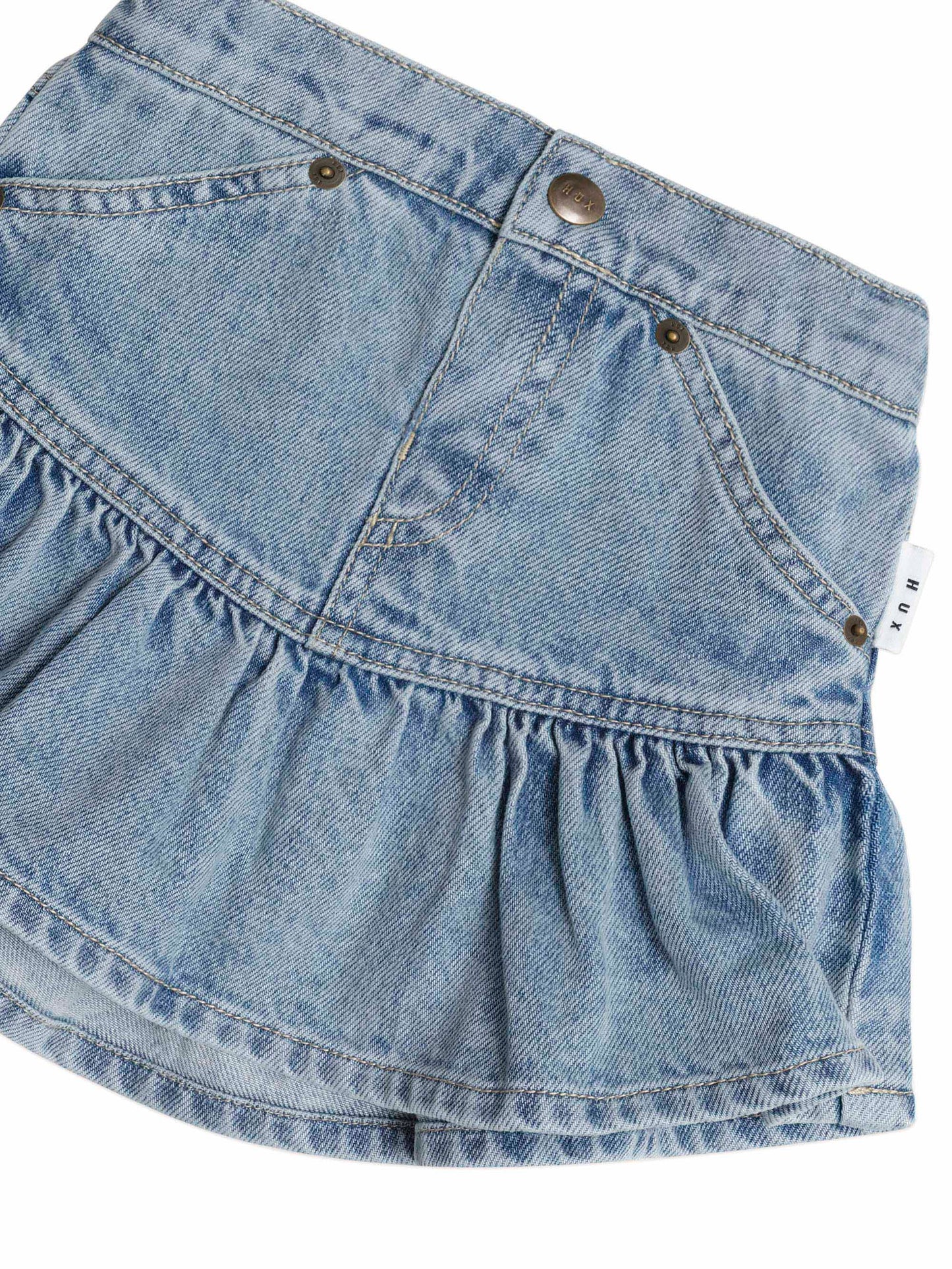 Huxbaby Dreamy Denim Frilly Skirt