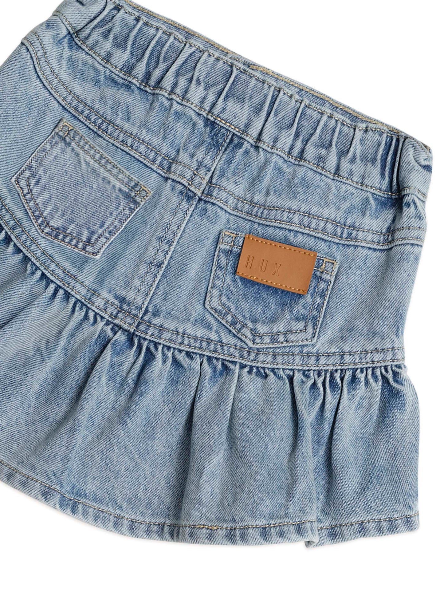 Huxbaby Dreamy Denim Frilly Skirt