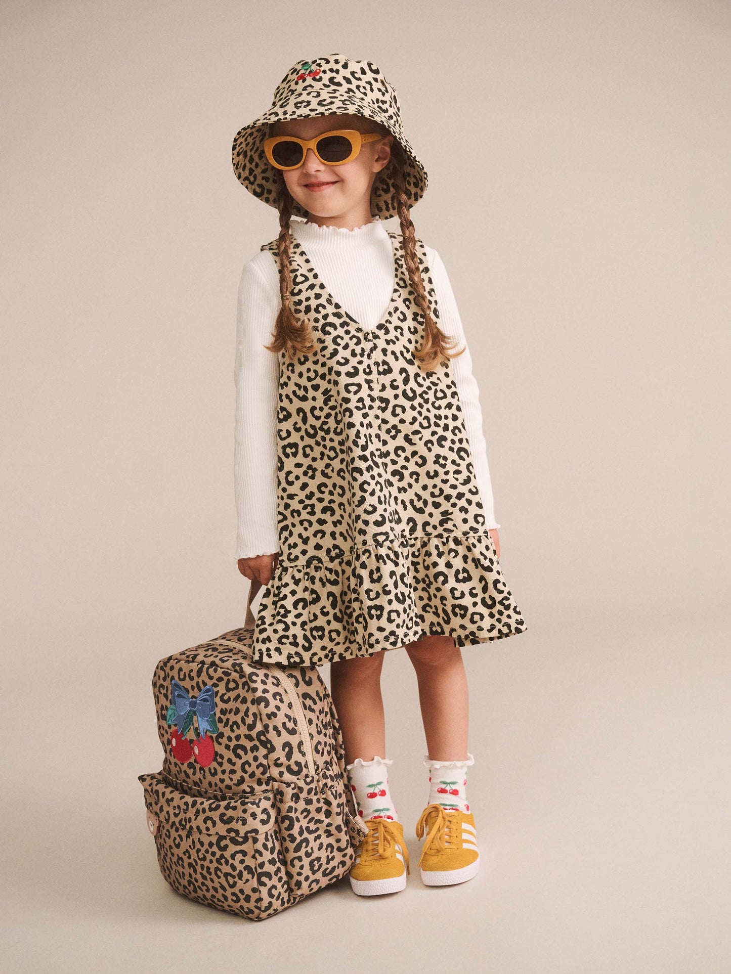 Huxbaby Leopard Frill Dress