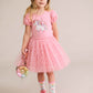Huxbaby Magical Unicorn Puff Short Sleeve Dress