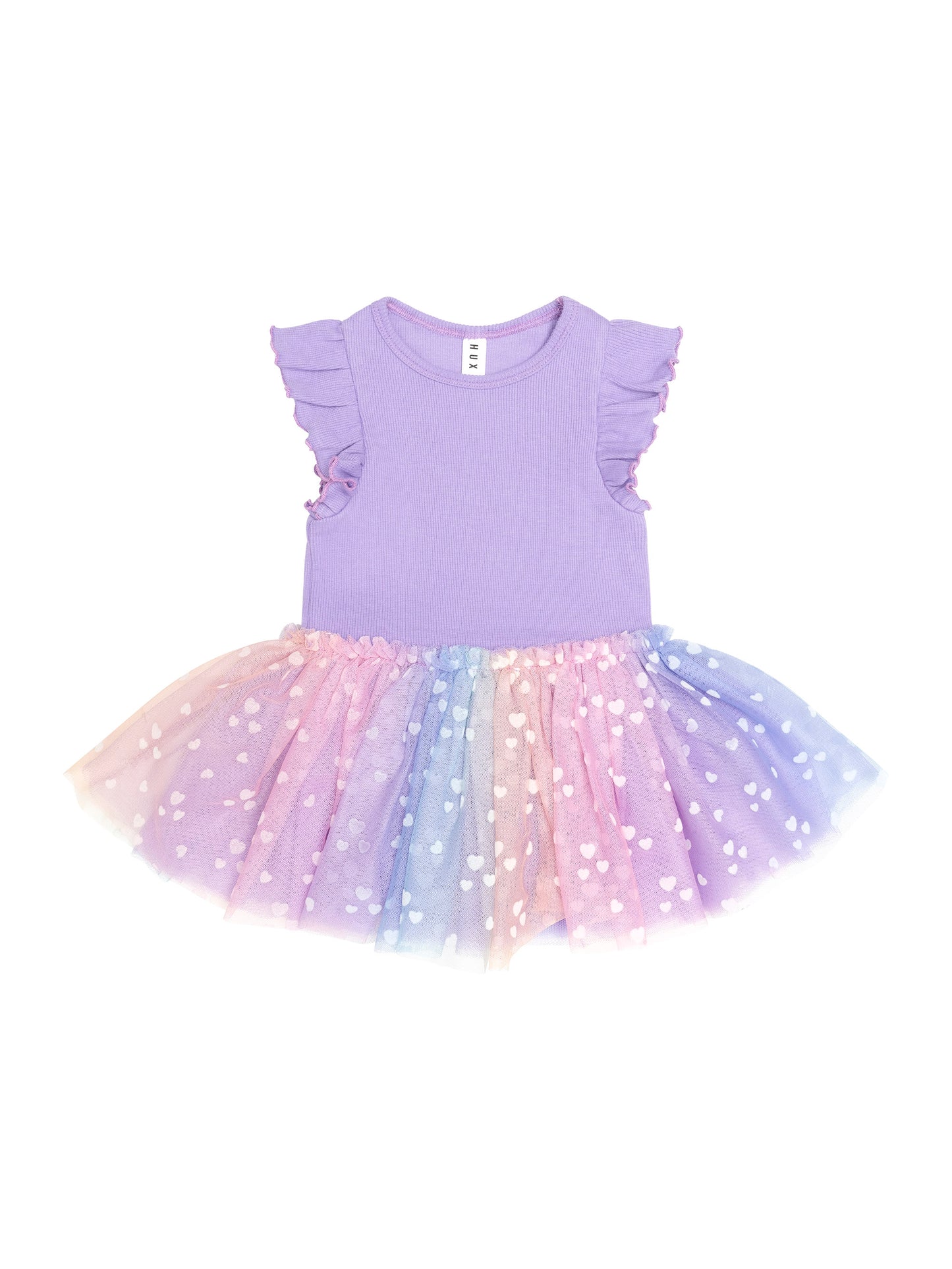 Huxbaby Purple Rib Dress