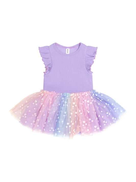 Huxbaby Purple Rib Dress