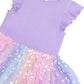 Huxbaby Purple Rib Dress