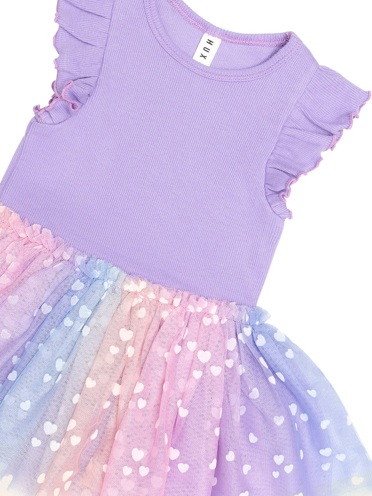Huxbaby Purple Rib Dress