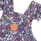Huxbaby Midnight Flower Garden Overall Dress