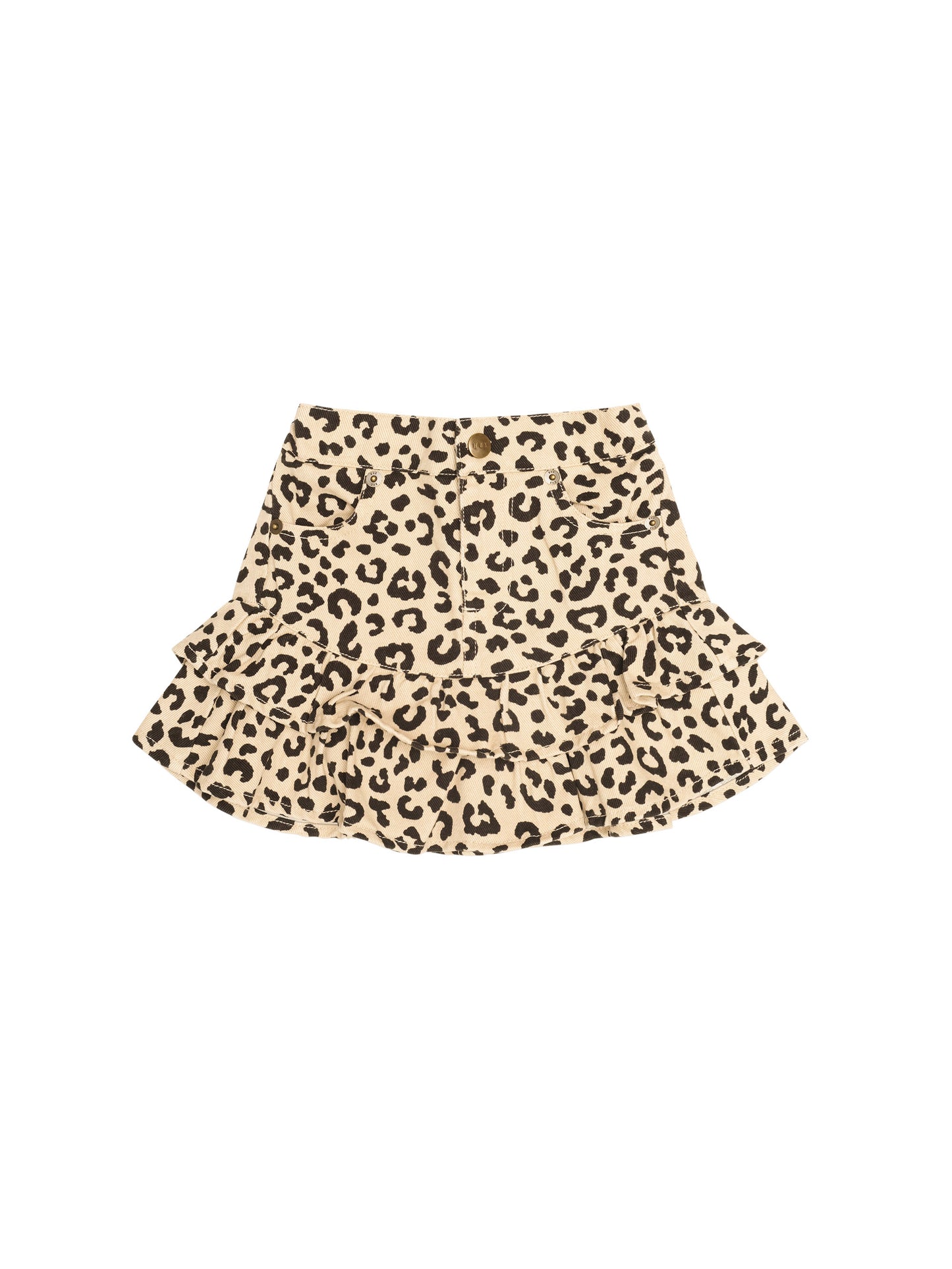 Huxbaby Leopard Frill Skirt