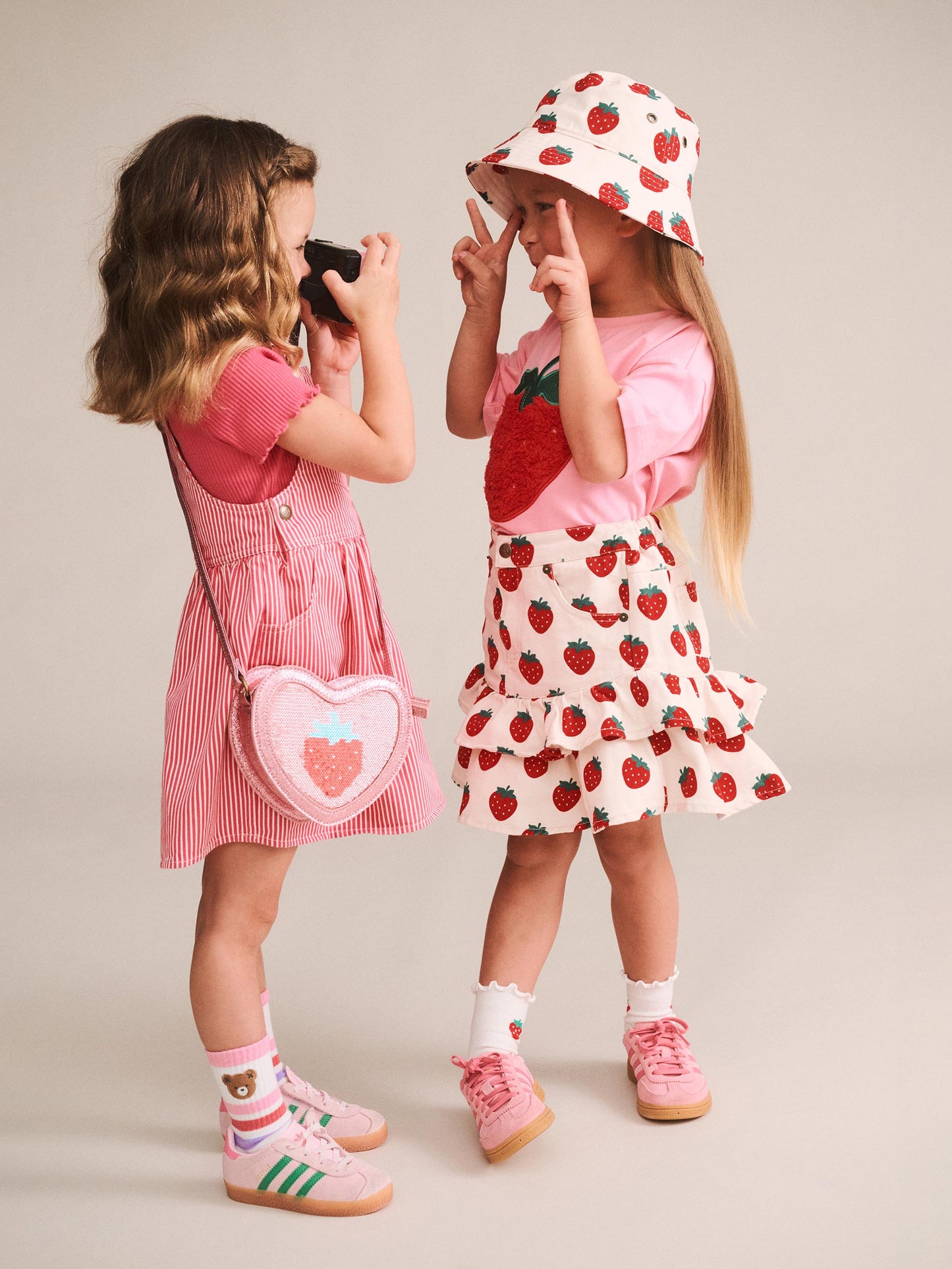 Huxbaby Strawberry Tiered Skirt