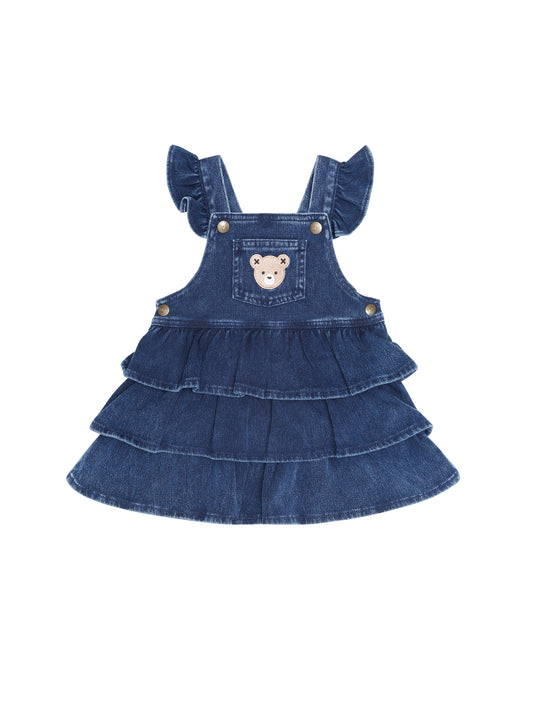 Huxbaby Dreamy Denim Pinafore