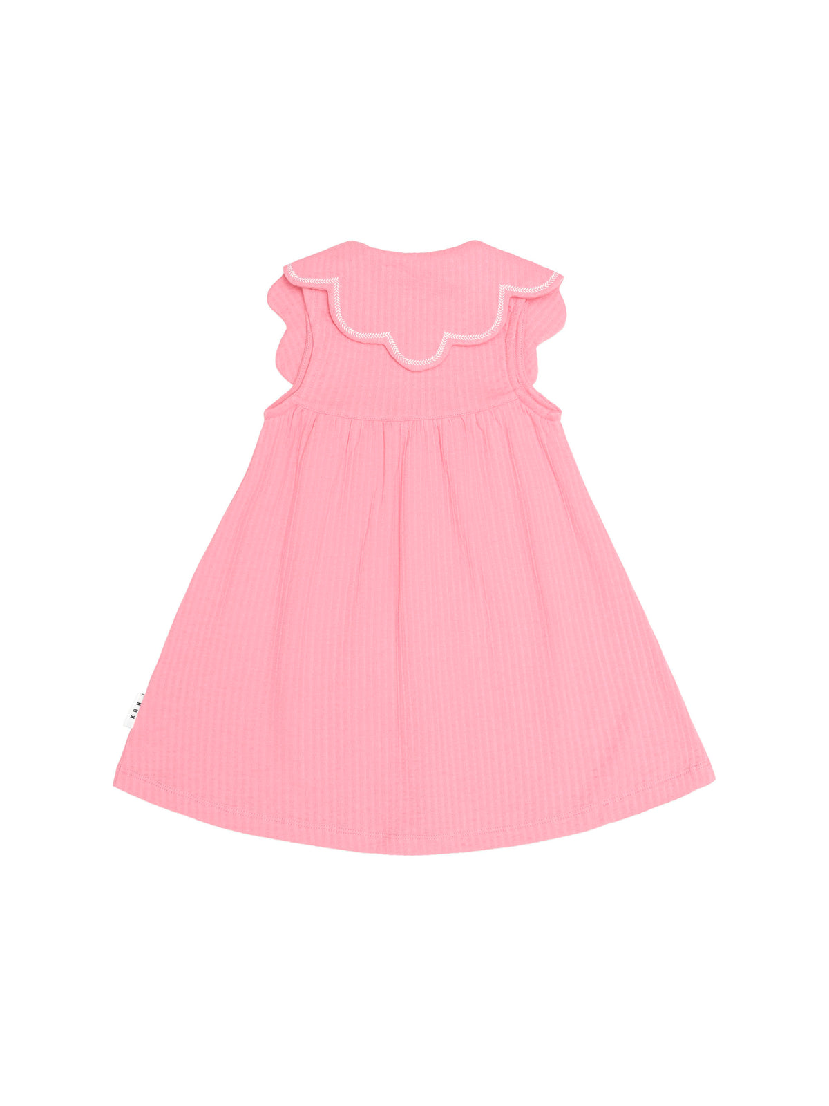 Huxbaby Cherry Embroidery Collar Dress