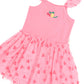 Huxbaby Tropical Fruit Embroidered Sleeveless Tulle Dress