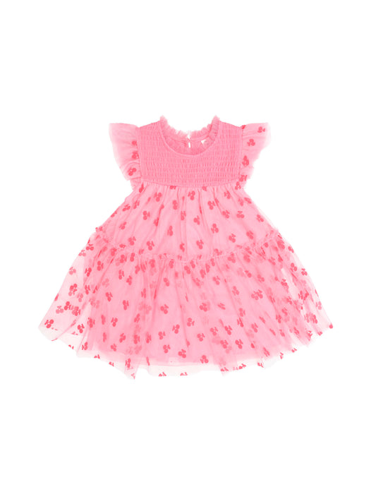 Huxbaby Tropical Glitter Fruit Tulle Dress