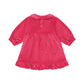 Huxbaby Very Cherry Velour Collar Dress
