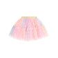 Huxbaby Rainbow Flocked Hearts Tiered Skirt