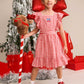 Huxbaby Cherry Bow Gingham Pinafore