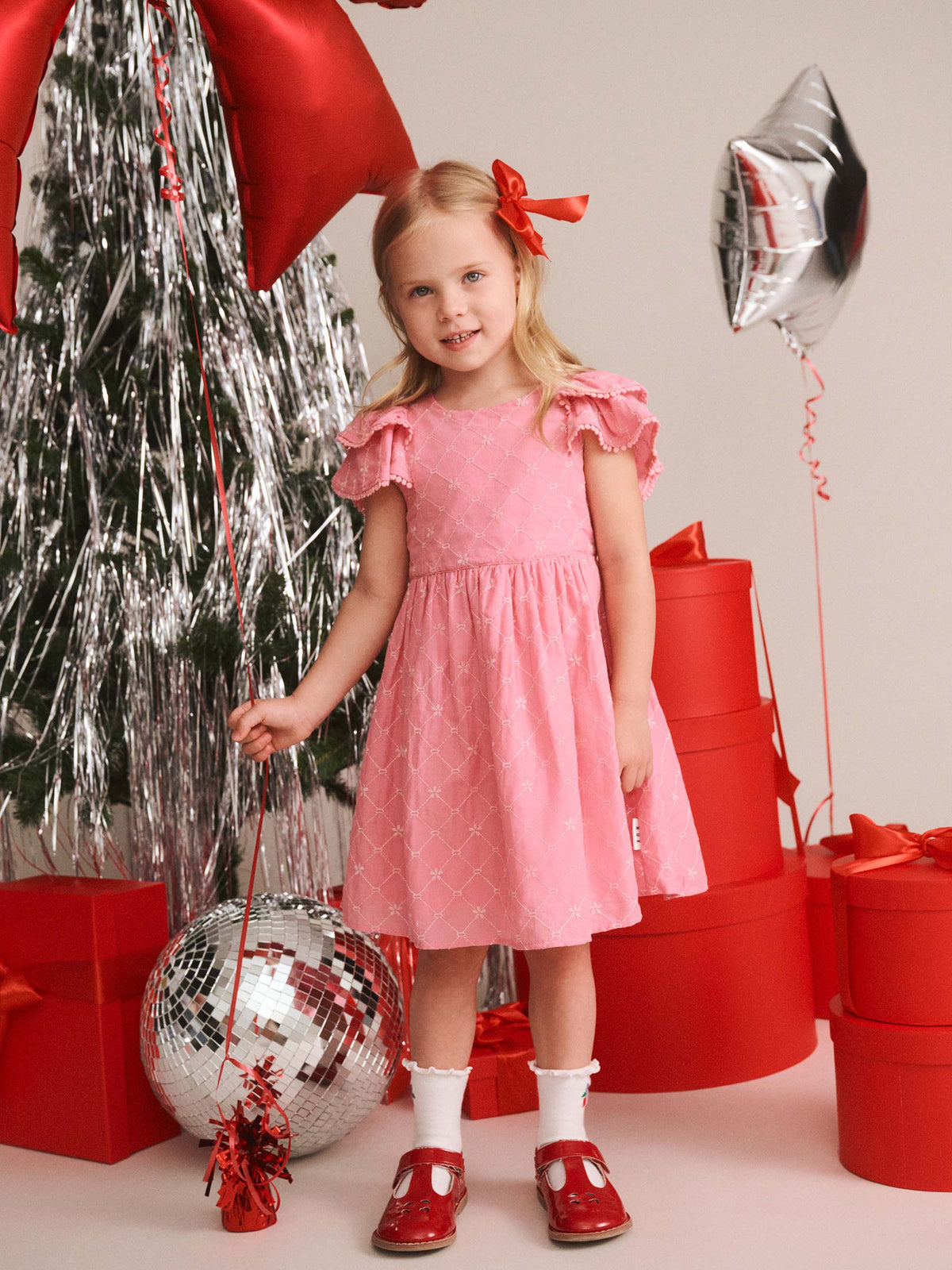 Huxbaby Floral Broderie Dress