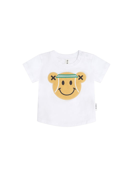 Huxbaby Tennis Bear T-Shirt White